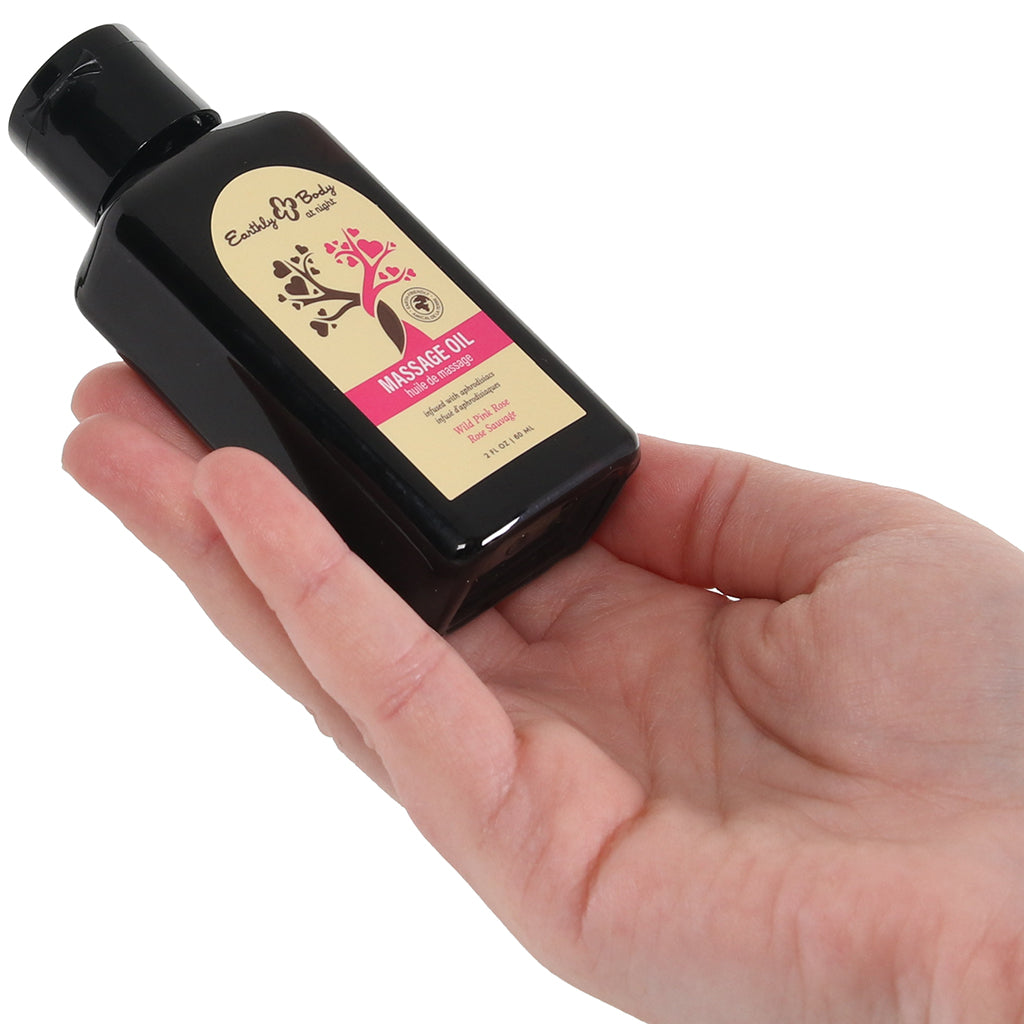 At Night Massage Oil 2oz/60ml in Wild Pink Rose Lubes and Lotions > Erotic Massage Oils - Tophatter Daily Deals