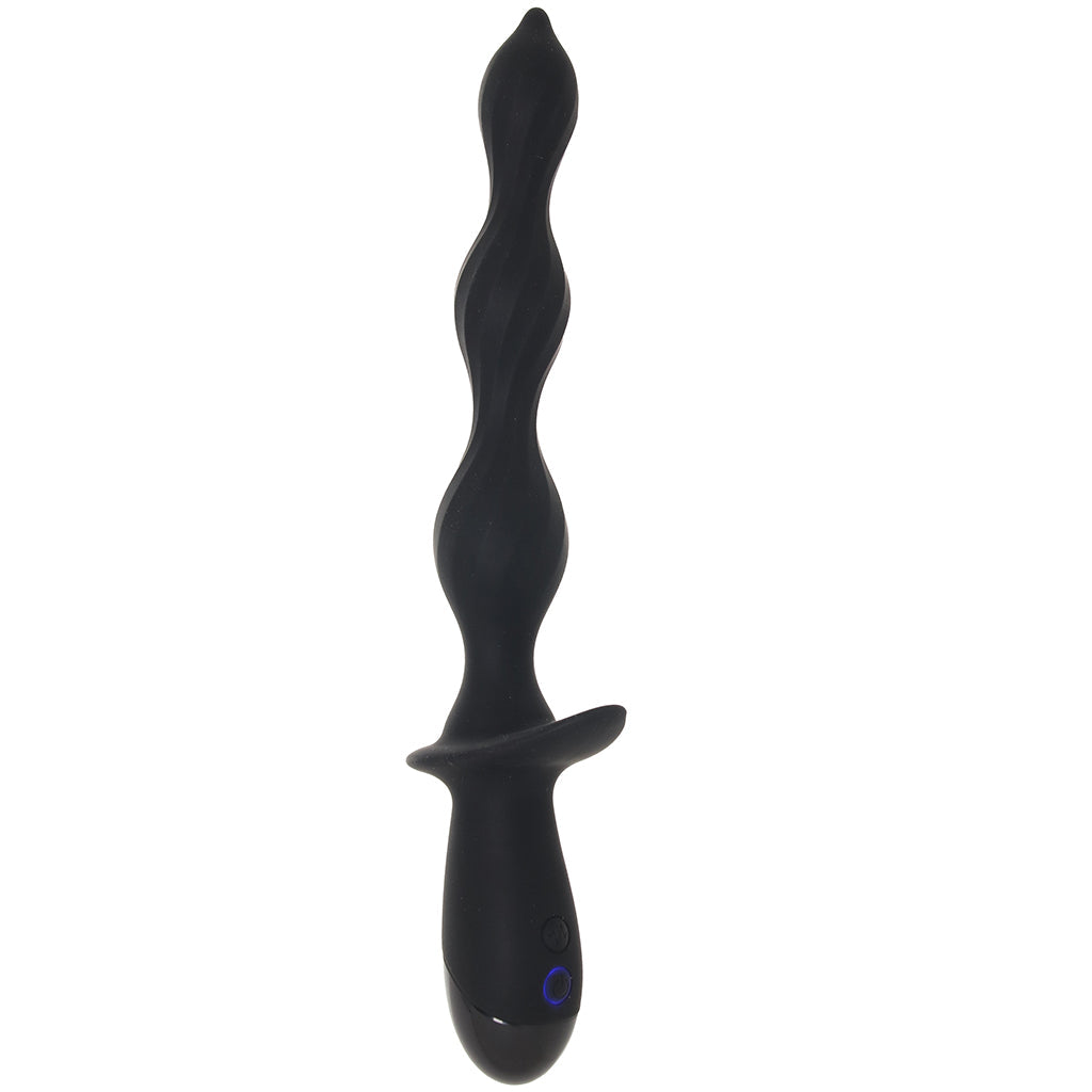 Ass-Station Deep Dive Beaded Anal Vibe - Tophatter's Adult Sex Toys Online Anal Sex Toys > Anal Vibrators - Tophatter Daily Deals
