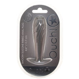Ouch! Smooth Silicone Ribbed Butt Plug in Gun Metal Anal Sex Toys > Butt Plugs - Tophatter Daily Deals