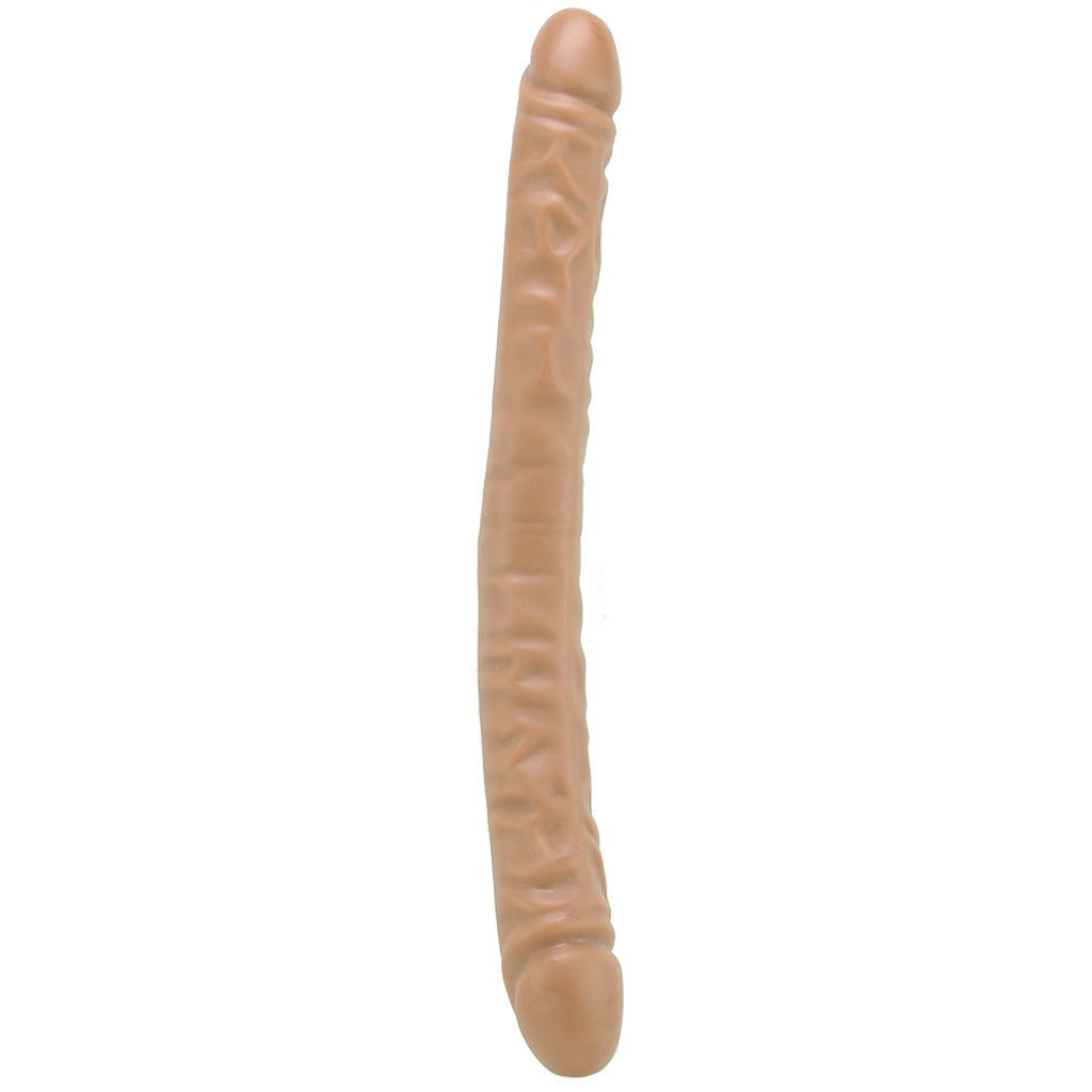 Dr. Skin 18 Inch Double Ended Dildo in Mocha Dildo Sex Toys > Double Ended Dildos - Tophatter Daily Deals