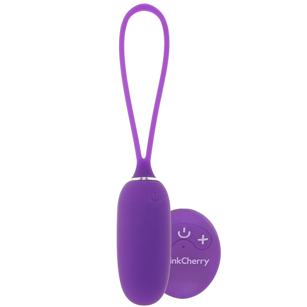PinkCherry Remote Control Bullet Vibe in Purple Vibrators > Bullet and Egg Vibrators - Tophatter Daily Deals