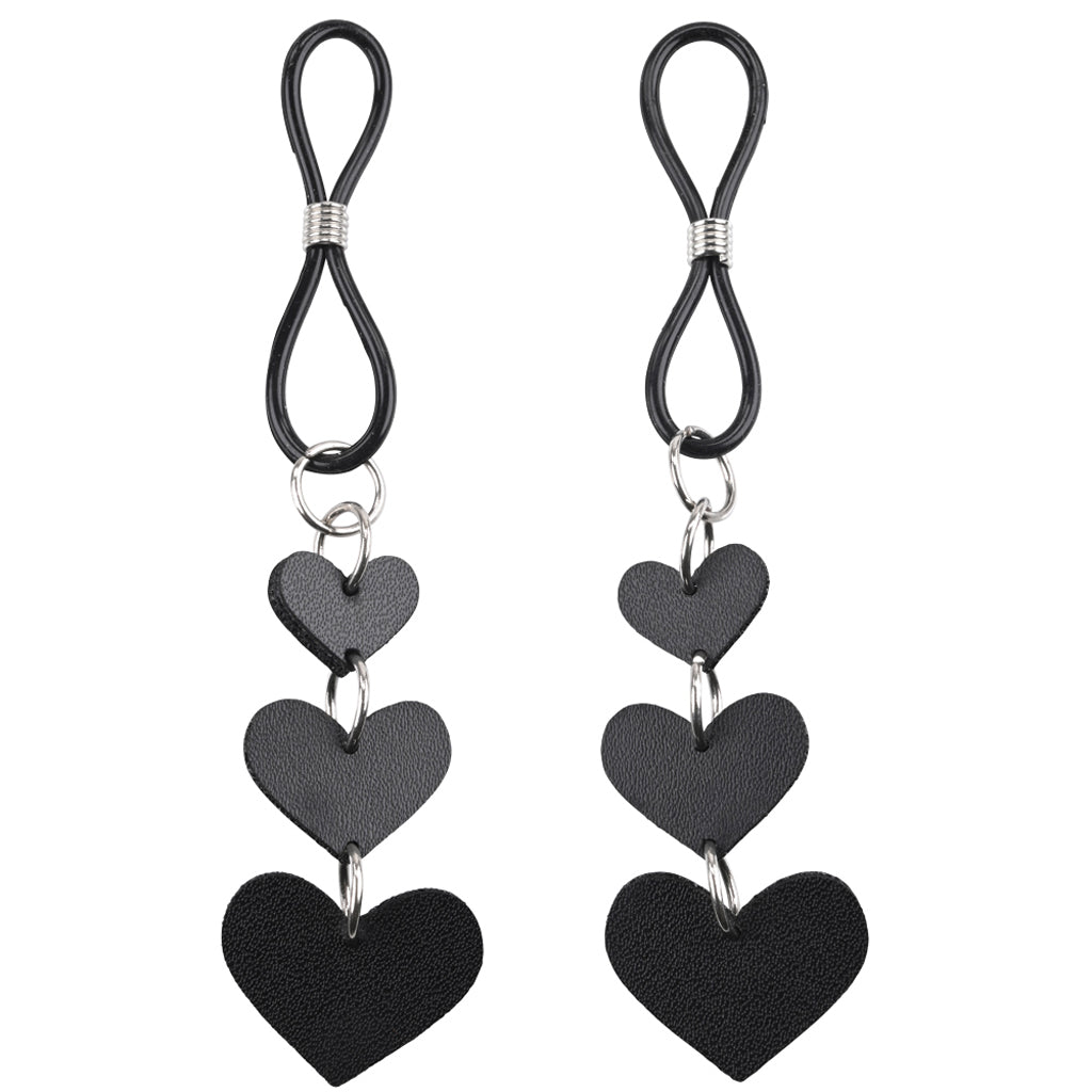 Sex & Mischief Heart Nipple Ties - Tophatter's Adult Products Bondage and Fetish > Nipple Stimulators & Clamps - Tophatter Daily Deals