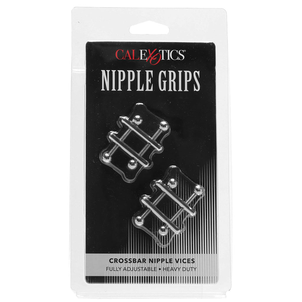 Nipple Grips Crossbar Nipple Vices in Silver Bondage and Fetish > Nipple Stimulators & Clamps - Tophatter Daily Deals
