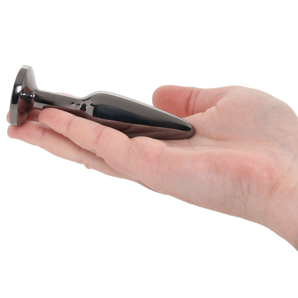 Rear Assets Medium Tapered Butt Plug in Gunmetal Anal Sex Toys > Butt Plugs - Tophatter Daily Deals
