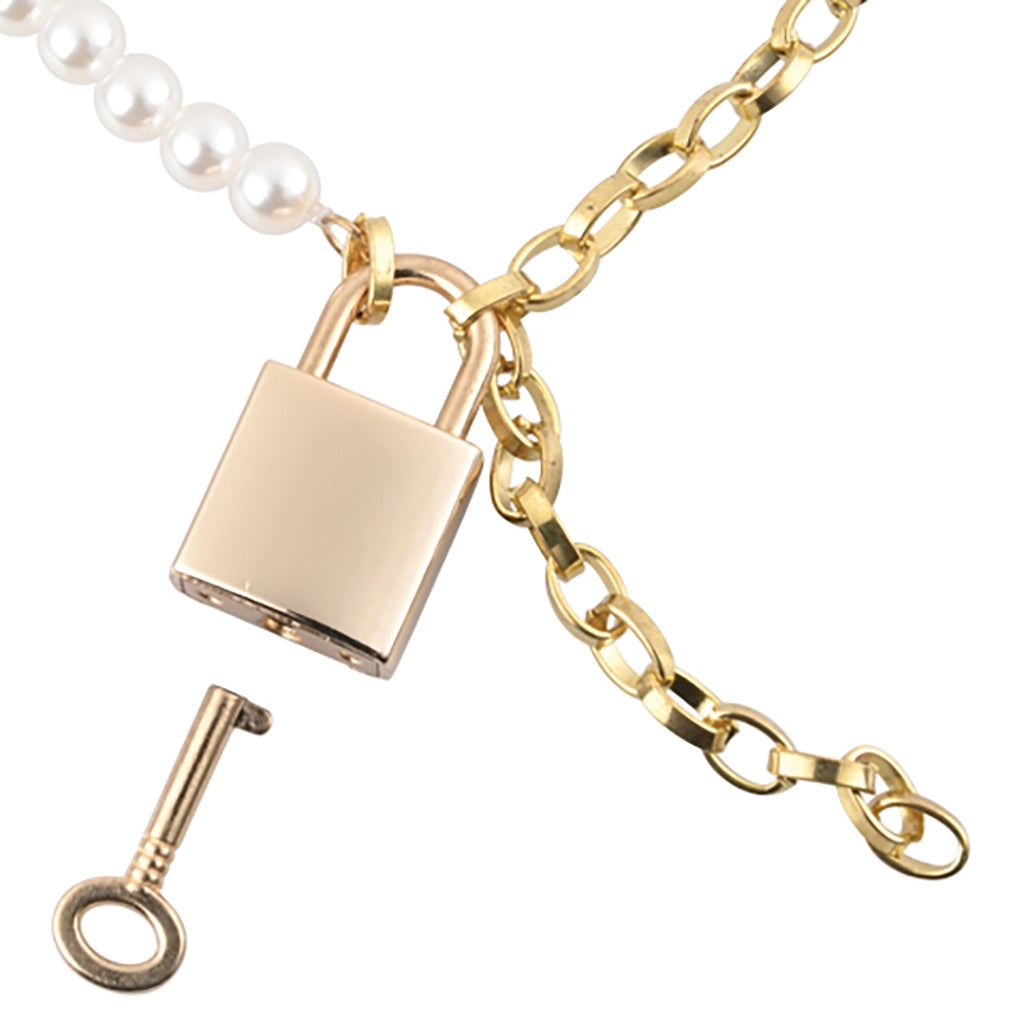 Sex & Mischief Pearl Day Collar Bondage and Fetish > Leashes and Collars - Tophatter Daily Deals