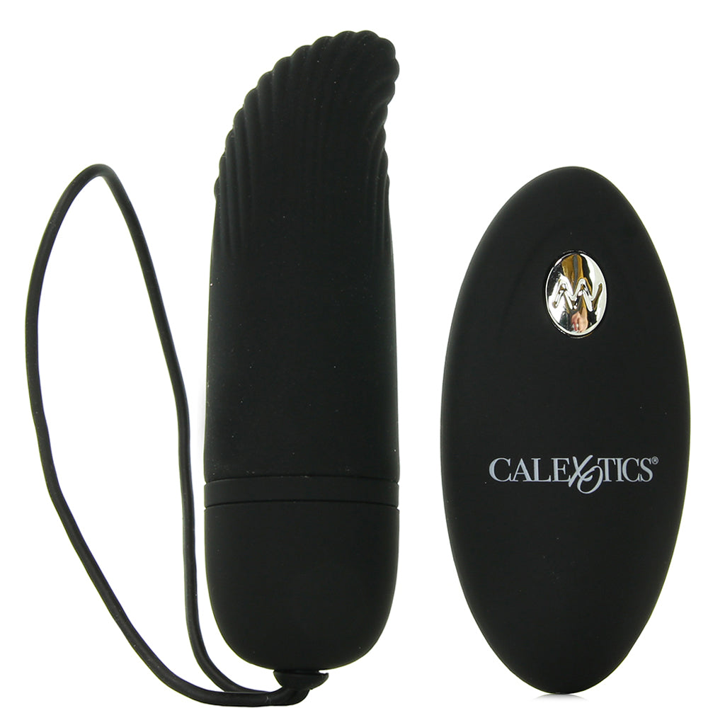 Silicone Remote Ridged G Vibe in Black Vibrators > G-Spot Vibrators - Tophatter Daily Deals