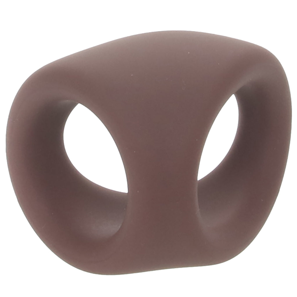 Jock Discreet Silicone Cock & Ball Ring in Dark - Tophatter's Adult Sex Toys Online Bondage and Fetish > Cock and Ball Devices - Tophatter Daily Deals