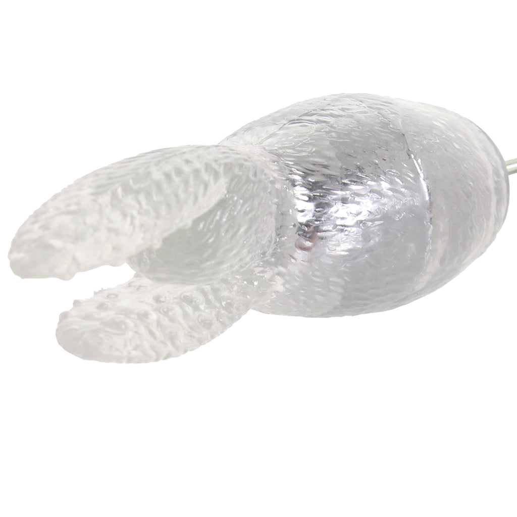 Pocket Exotics Snow Bunny Bullet Vibe in Clear - Tophatter's Adult Sex Toys Online Vibrators > Bullet and Egg Vibrators - Tophatter Daily Deals