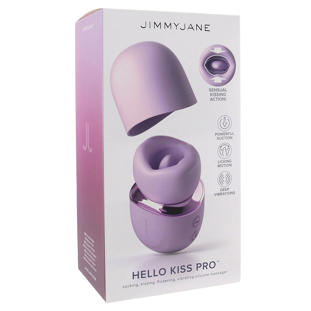 JimmyJane Hello Kiss Pro Stimulator - Tophatter's Adult Sex Toys Online Vibrators > Clitoral Suction & Stimulation - Tophatter Daily Deals