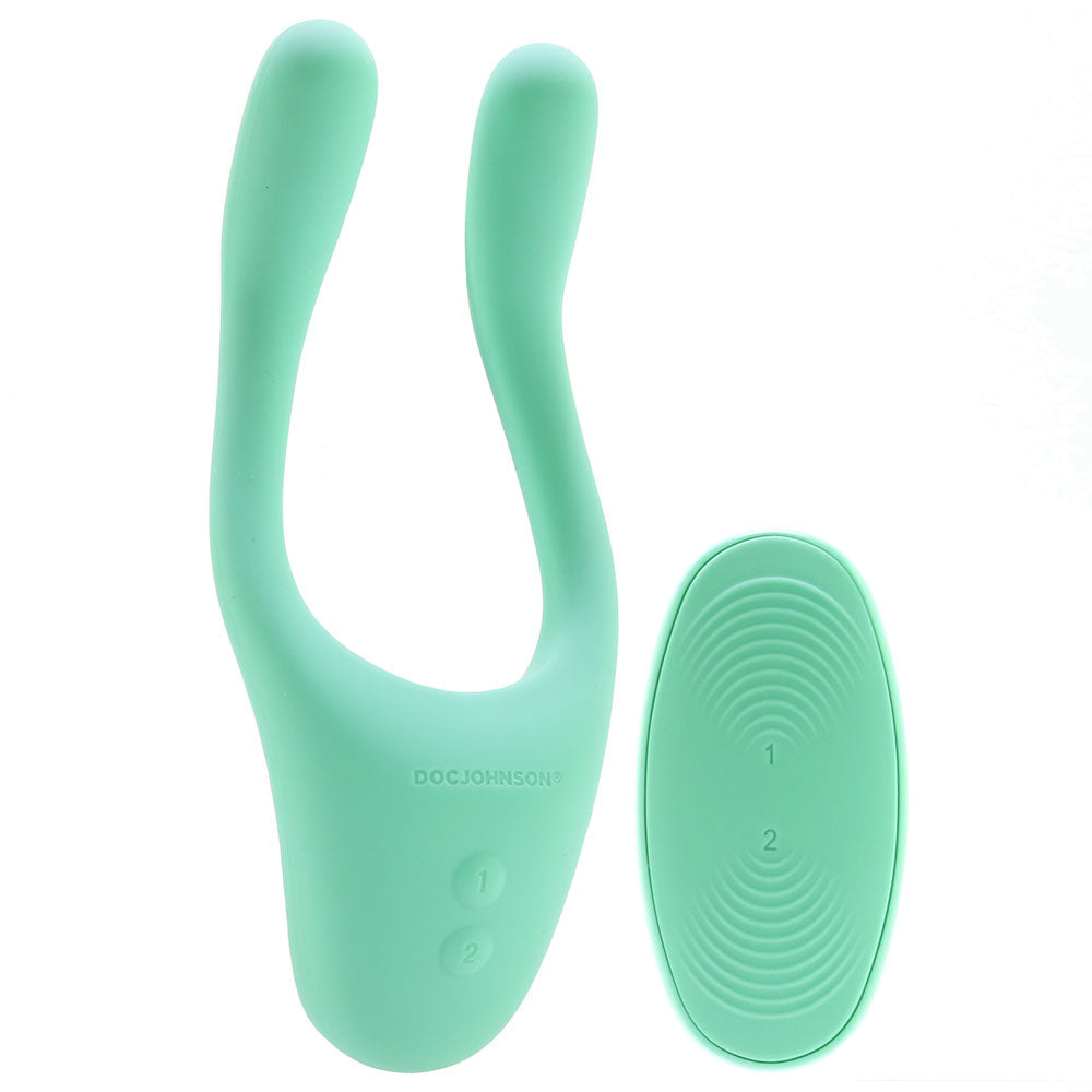 Tryst V2. Multi-Erogenous Silicone Vibe in Mint Vibrators > Clitoral Stimulators - Tophatter Daily Deals