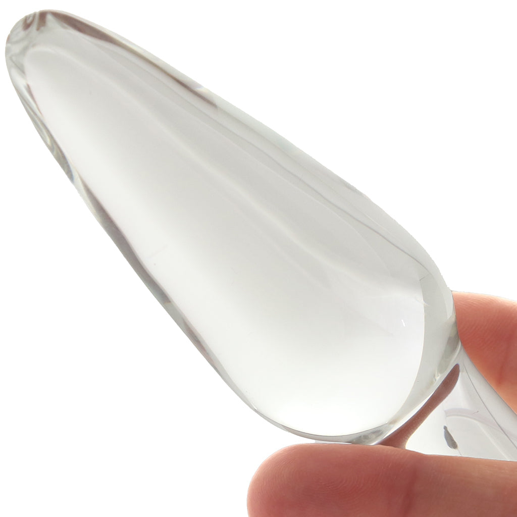 Clarity Utopian Floret Glass Butt Plug Anal Sex Toys > Butt Plugs - Tophatter Daily Deals