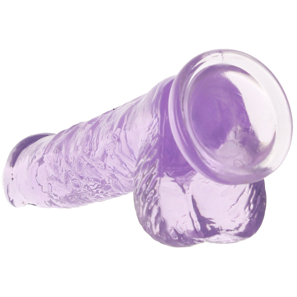 RealRock 5 Inch Realistic Ballsy Dildo in Purple Dildo Sex Toys > Realistic Dildos - Tophatter Daily Deals