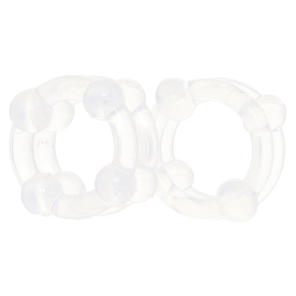 Alpha Liquid Silicone Double Stacker Rings - Tophatter's Adult Sex Toys Online Cock Rings - Tophatter Daily Deals