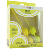 Lemon Squeeze.Relax.Repeat Kegel Dual Training Set Kegel, Ben Wa and Pelvic Health Tools - Tophatter Daily Deals