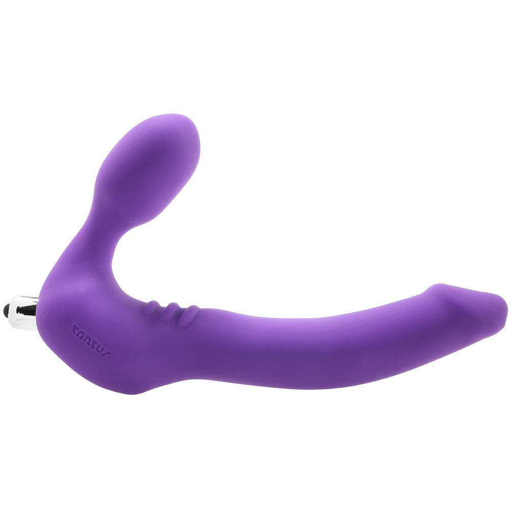 Strapless Original Double Vibrating Dildo in Violet - Tophatter's Adult Products Vibrators > Strap-On & Wearable - Tophatter Daily Deals