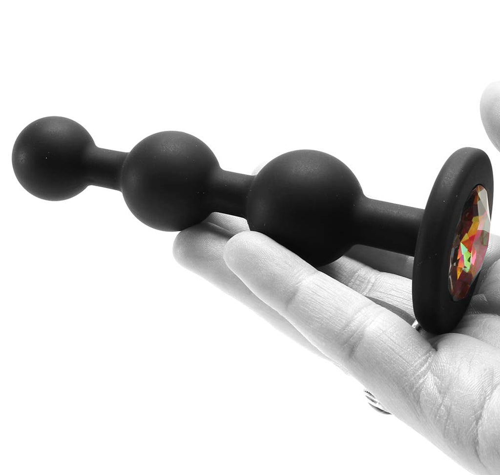 Glams Ripple Beaded Plug - Tophatter's Adult Products Anal Sex Toys > Butt Plugs - Tophatter Daily Deals