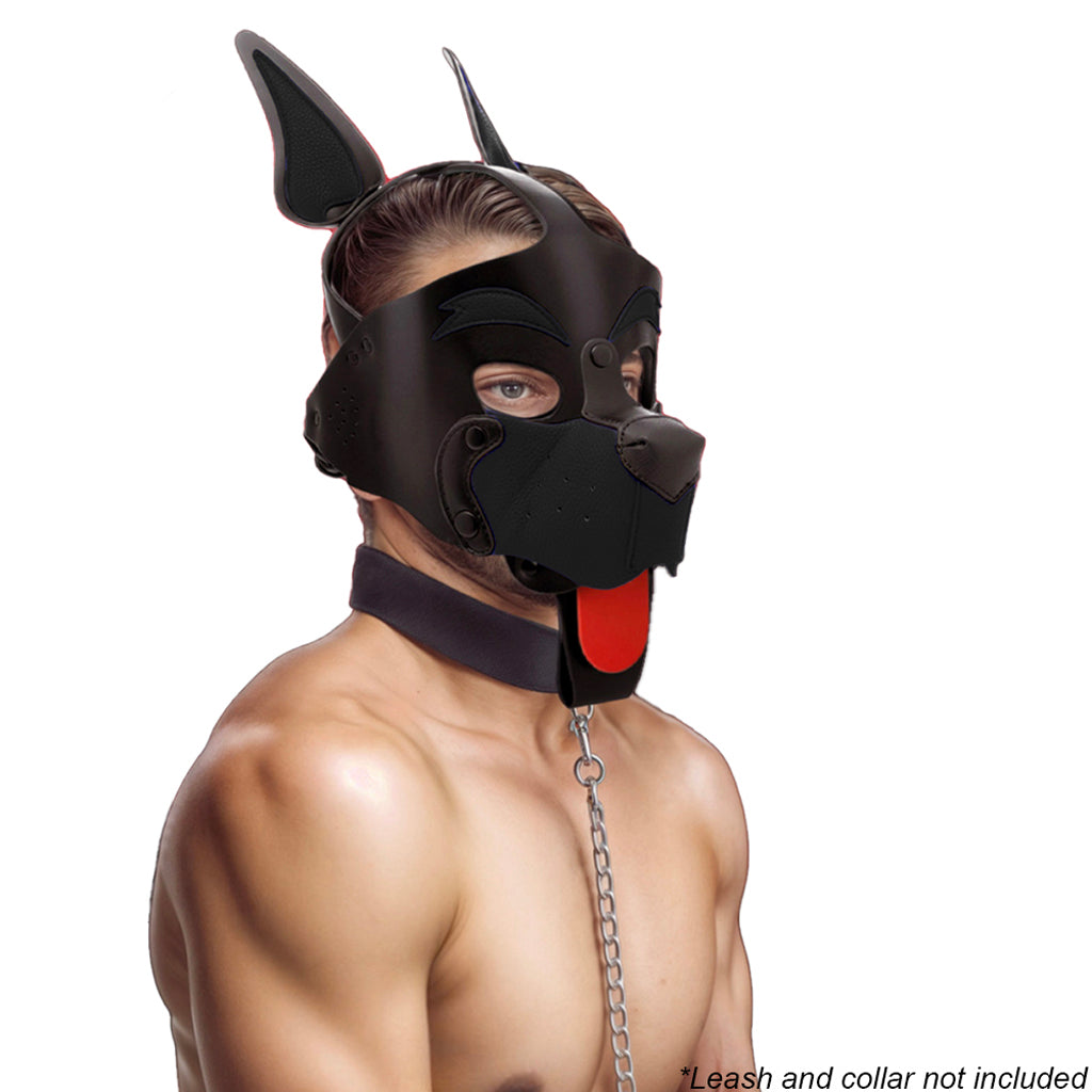 Kanine Kolection Alpha Dog Pup Hood in Black - Tophatter's Adult Sex Toys Online Bondage and Fetish > Pleasure Masks and Dress Up Play - Tophatter Daily Deals