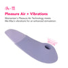 Womanizer Enhance Pleasure Air Vibe in Lilac Vibrators > Clitoral Suction & Stimulation - Tophatter Daily Deals