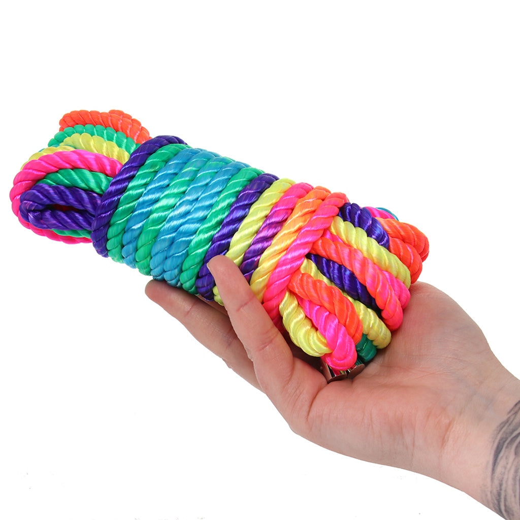 Master Series Rainbow Rope in 32'/9.75m - Tophatter's Adult Sex Toys Online Bondage and Fetish > Restraints - Tophatter Daily Deals