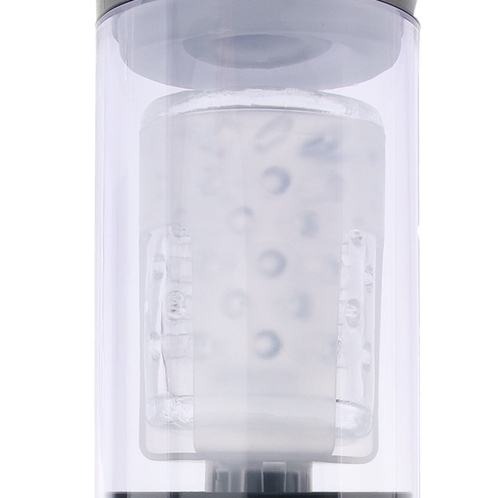 Pumped Vortex Auto Stroker in Gunmetal - Tophatter's Adult Sex Toys Online Male Masturbators > Auto Strokers - Tophatter Daily Deals