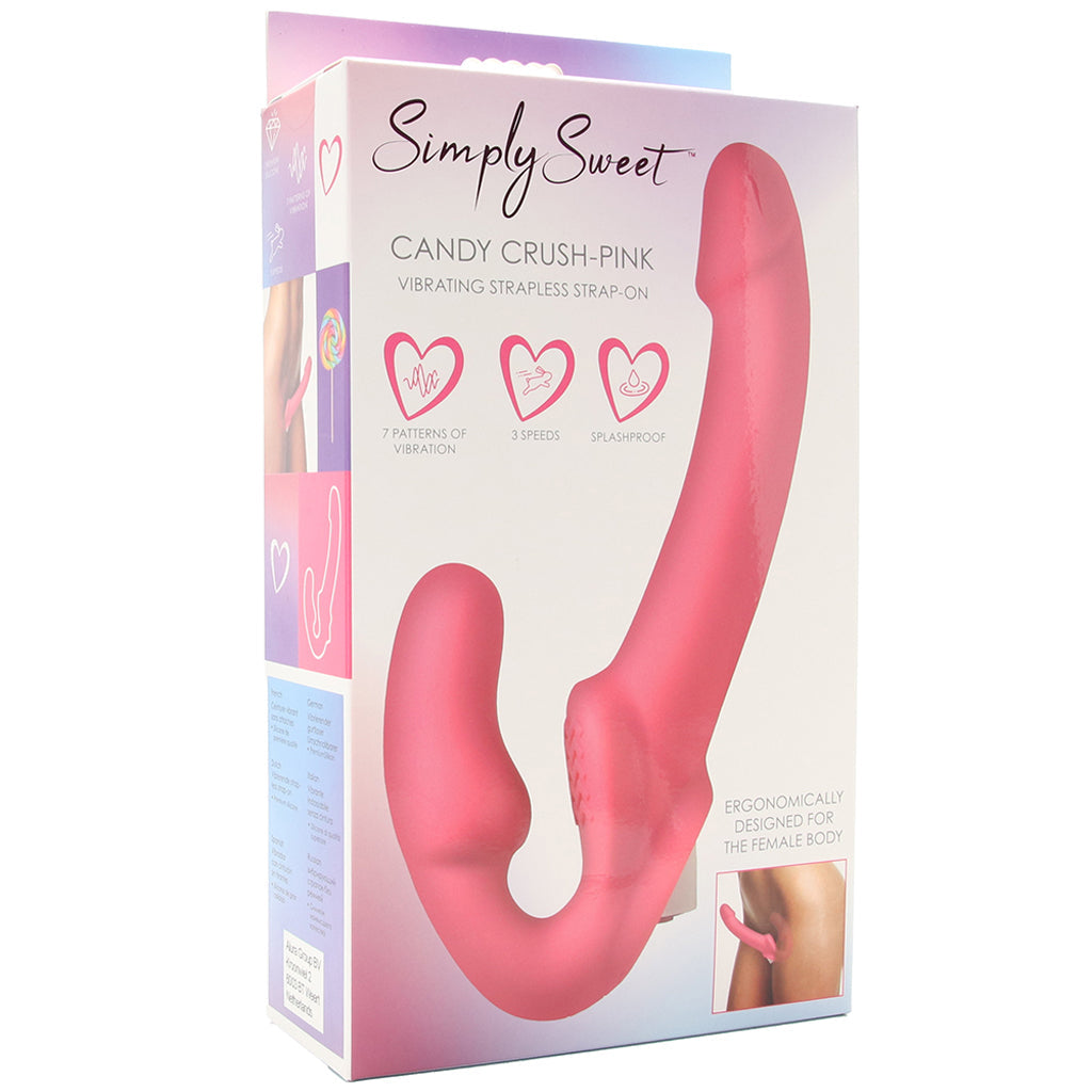 Candy Crush Strapless Strap-On Vibe - Tophatter's Adult Sex Toys Online Vibrators > Strap-On & Wearable - Tophatter Daily Deals