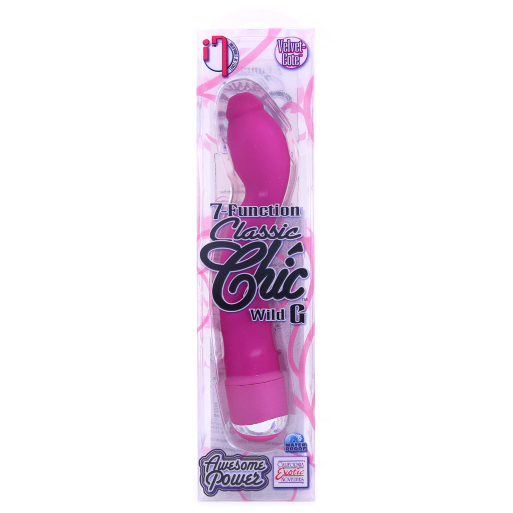 7 Function Classic Chic Wild G Vibe in Pink Vibrators > G-Spot Vibrators - Tophatter Daily Deals