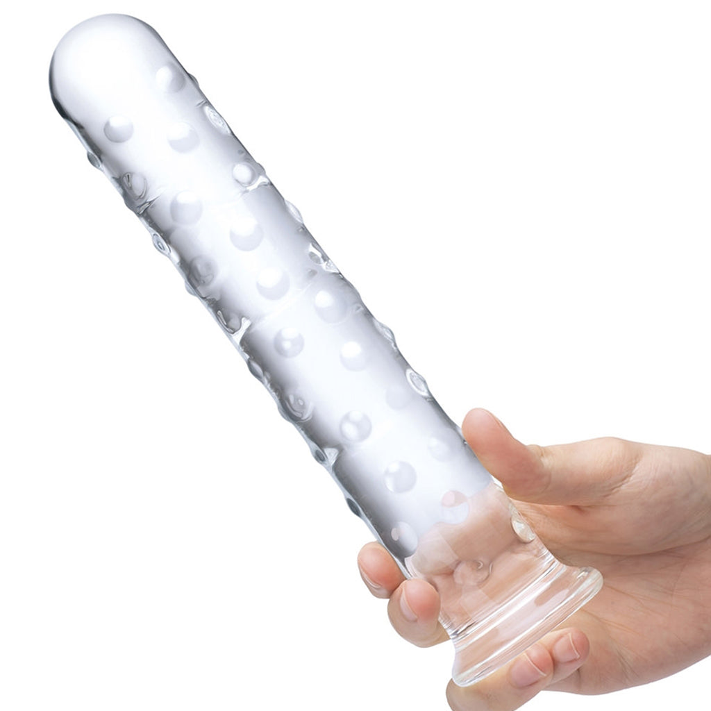 gläs 10 Inch Extra Large Nubbed Dildo - Tophatter's Adult Products Dildo Sex Toys > Realistic Dildos - Tophatter Daily Deals