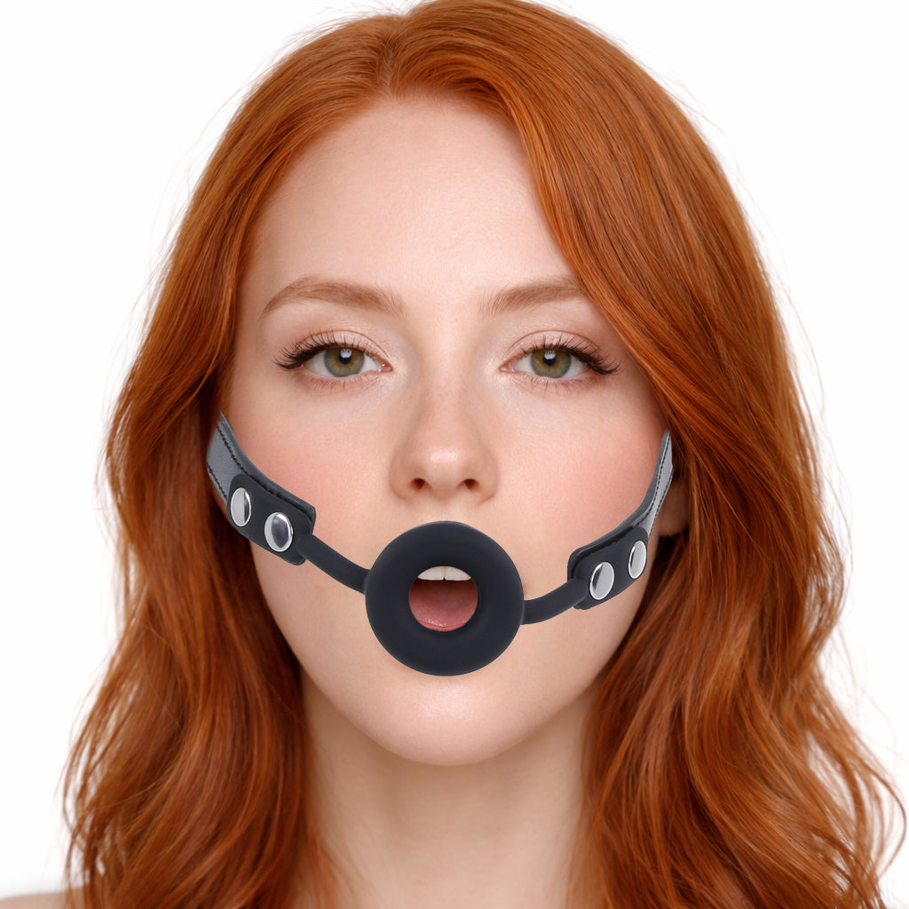 Edge Silicone Ring Gag Bondage and Fetish > Ball Gags & Mouth Restraints - Tophatter Daily Deals