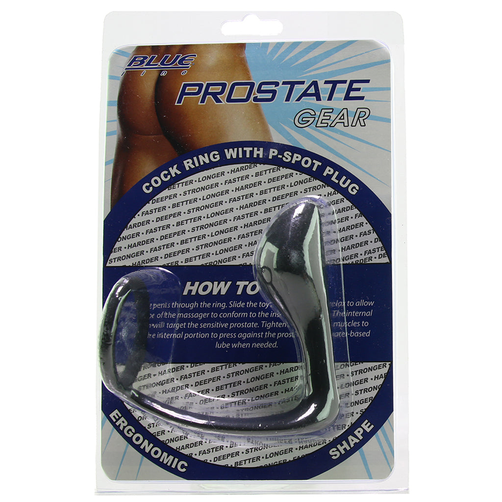 Cock Ring with P-Spot Plug - Tophatter's Adult Products Anal Sex Toys > Prostate Massagers - Tophatter Daily Deals