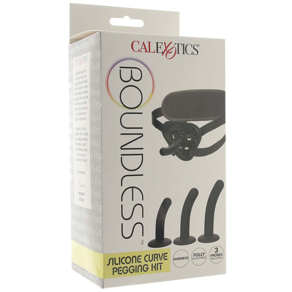 Boundless Silicone Curve Pegging Kit - Tophatter's Adult Products Dildo Sex Toys > Pegging Dildos - Tophatter Daily Deals