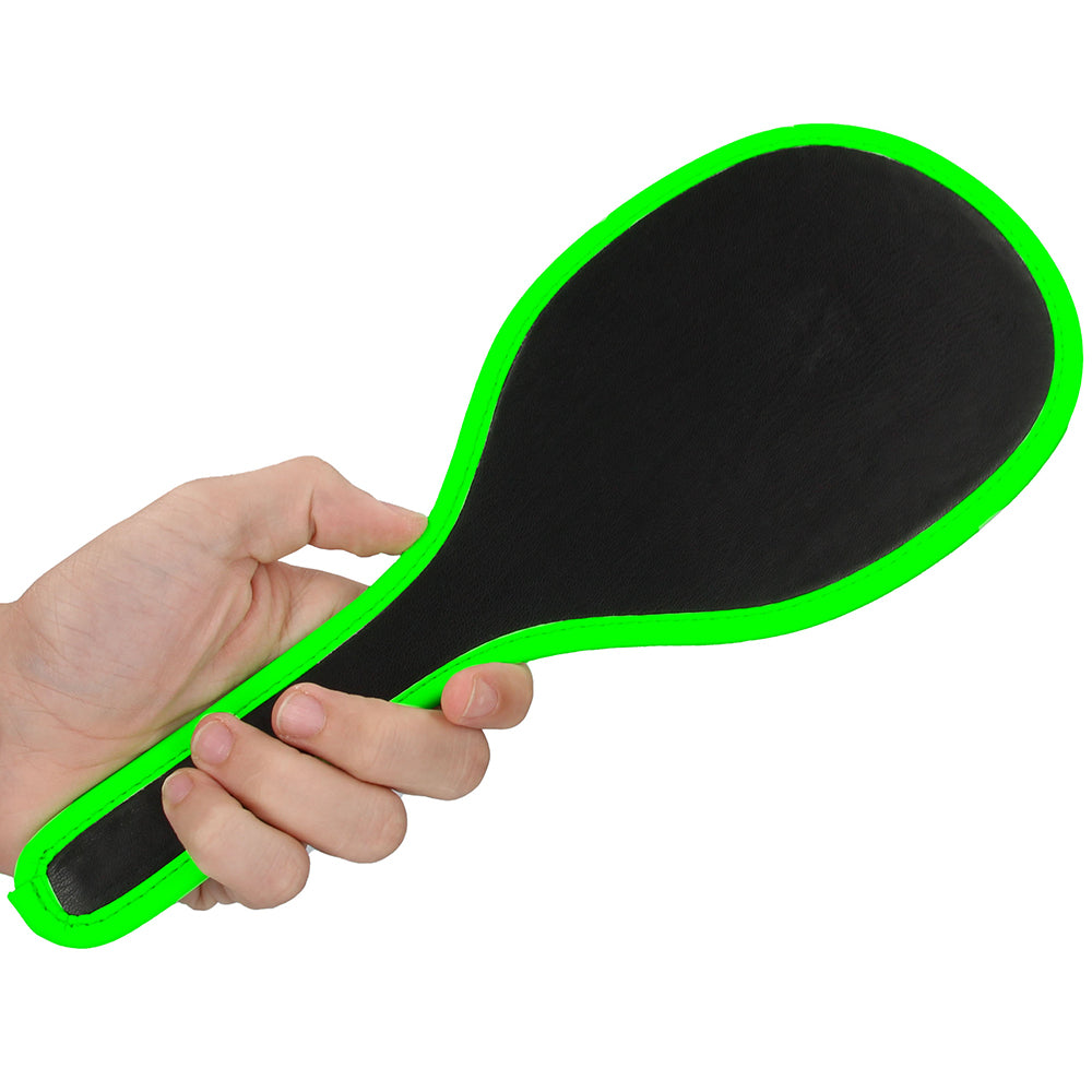 Ouch! Glow In The Dark Round Paddle Bondage and Fetish > Whips and Crops - Tophatter Daily Deals