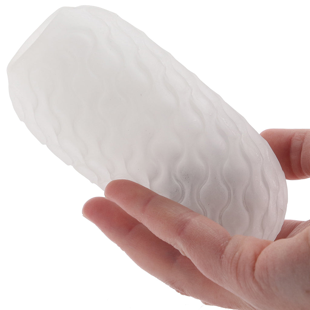 Boundless Reversible Squishy Ball Stroker in Smoke - Tophatter's Adult Products Male Masturbators > Discreet Masturbators - Tophatter Daily Deals