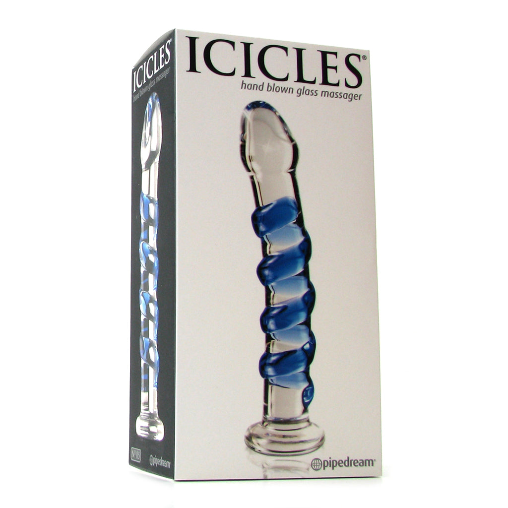 Icicles No. 05 Glass Dildo - Tophatter's Adult Products Dildo Sex Toys > Pyrex Glass Dildos - Tophatter Daily Deals