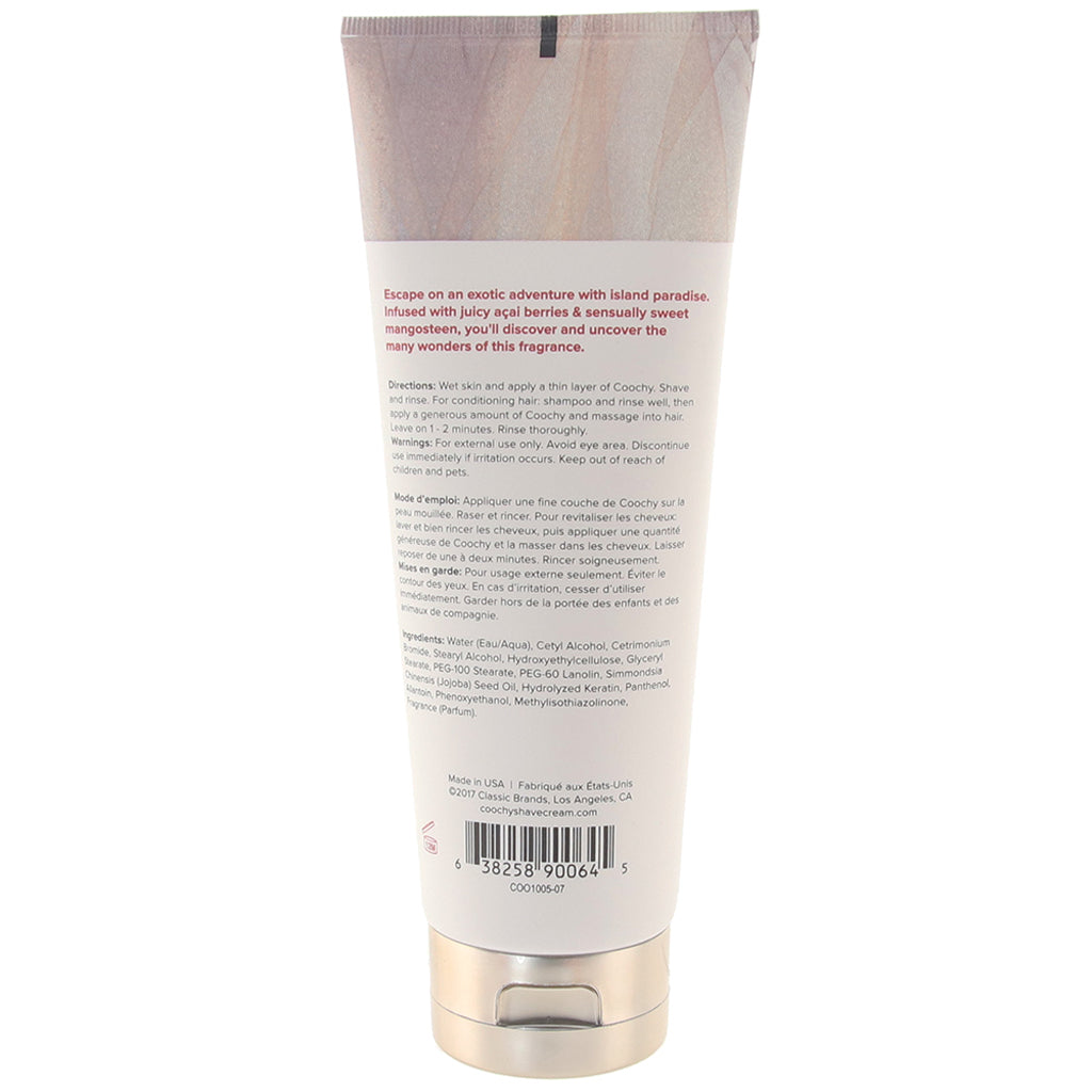Coochy Shave Cream 7.2oz/213ml in Island Paradise Lubes and Lotions > Hair & Skincare - Tophatter Daily Deals