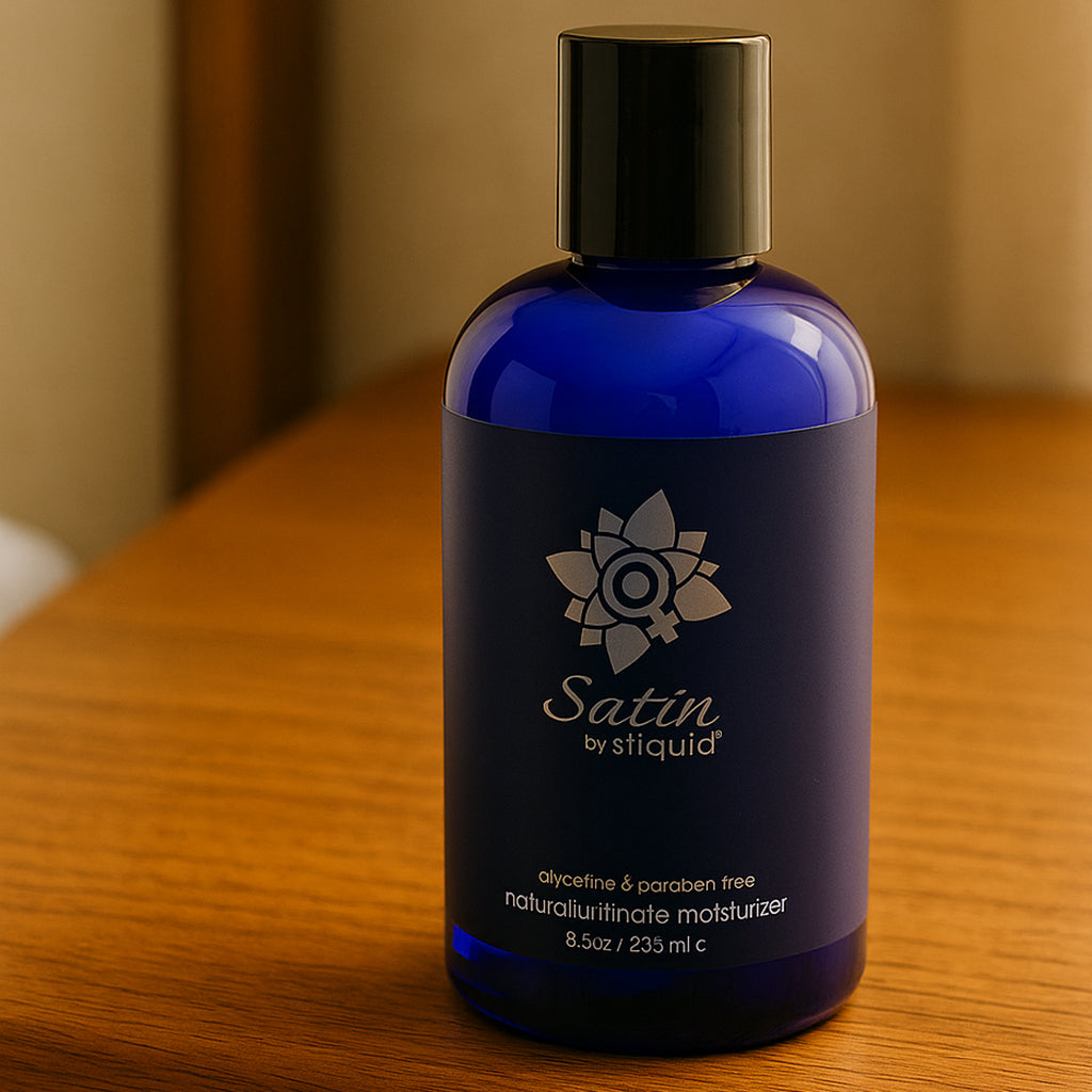 Satin Natural Intimate Moisturizer in 8.5oz/255mL Lubes and Lotions > Water Based Sex Lubes - Tophatter Daily Deals