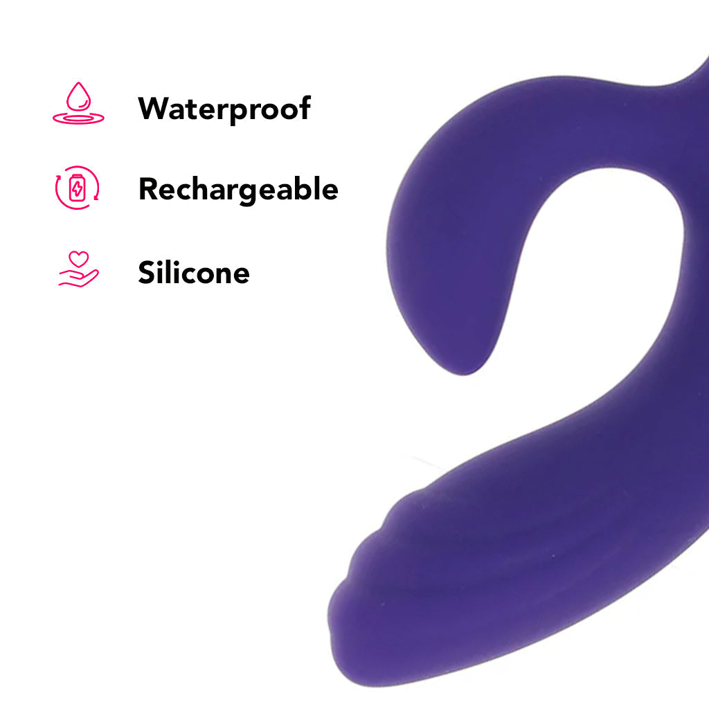 PinkCherry G-Spot Dual Rabbit Vibrator Vibrators > Rabbit Vibrators - Tophatter Daily Deals