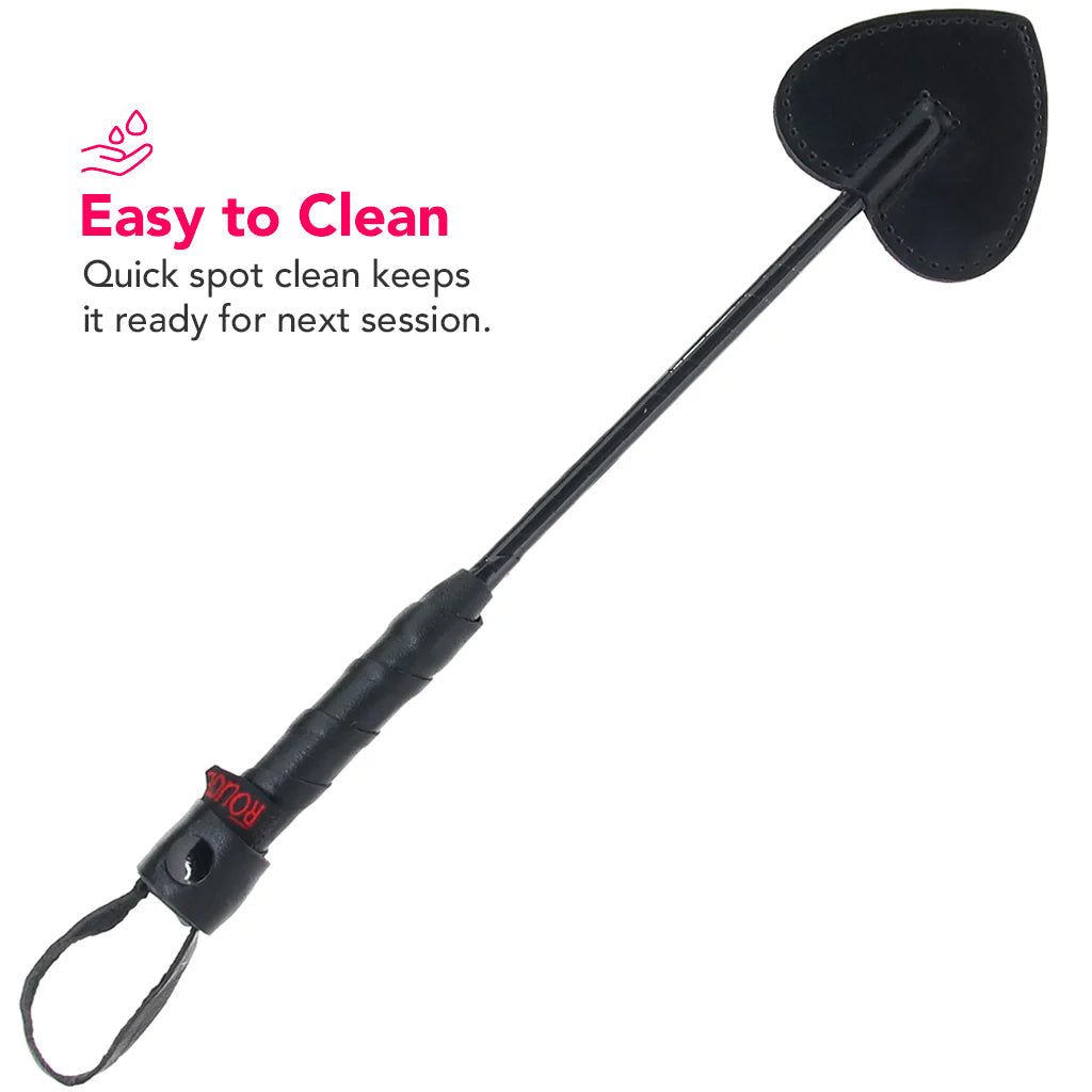 Leather Mini Spade Paddle in Black Bondage and Fetish > Whips and Crops - Tophatter Daily Deals