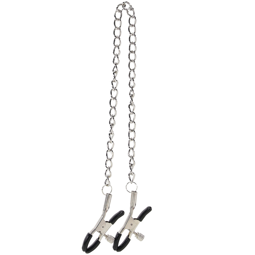 Sex & Mischief Chained Nipple Clamps Bondage and Fetish > Nipple Stimulators & Clamps - Tophatter Daily Deals