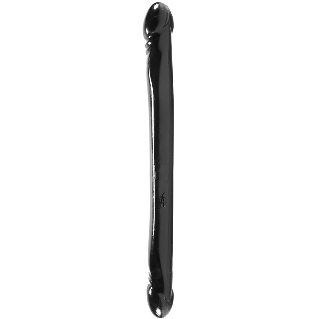 Smooth Double Header 18 Inch Dildo in Black Dildo Sex Toys > Double Ended Dildos - Tophatter Daily Deals
