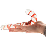 gläs Candy Cane Dream Glass Dildo Dildo Sex Toys > G-Spot Dildos - Tophatter Daily Deals