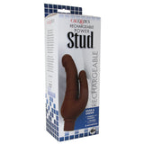 Power Stud Rechargeable Over & Under Vibe in Brown - Tophatter's Vibrator Deals Online Vibrators > Realistic Vibrator Dildos - Tophatter Daily Deals