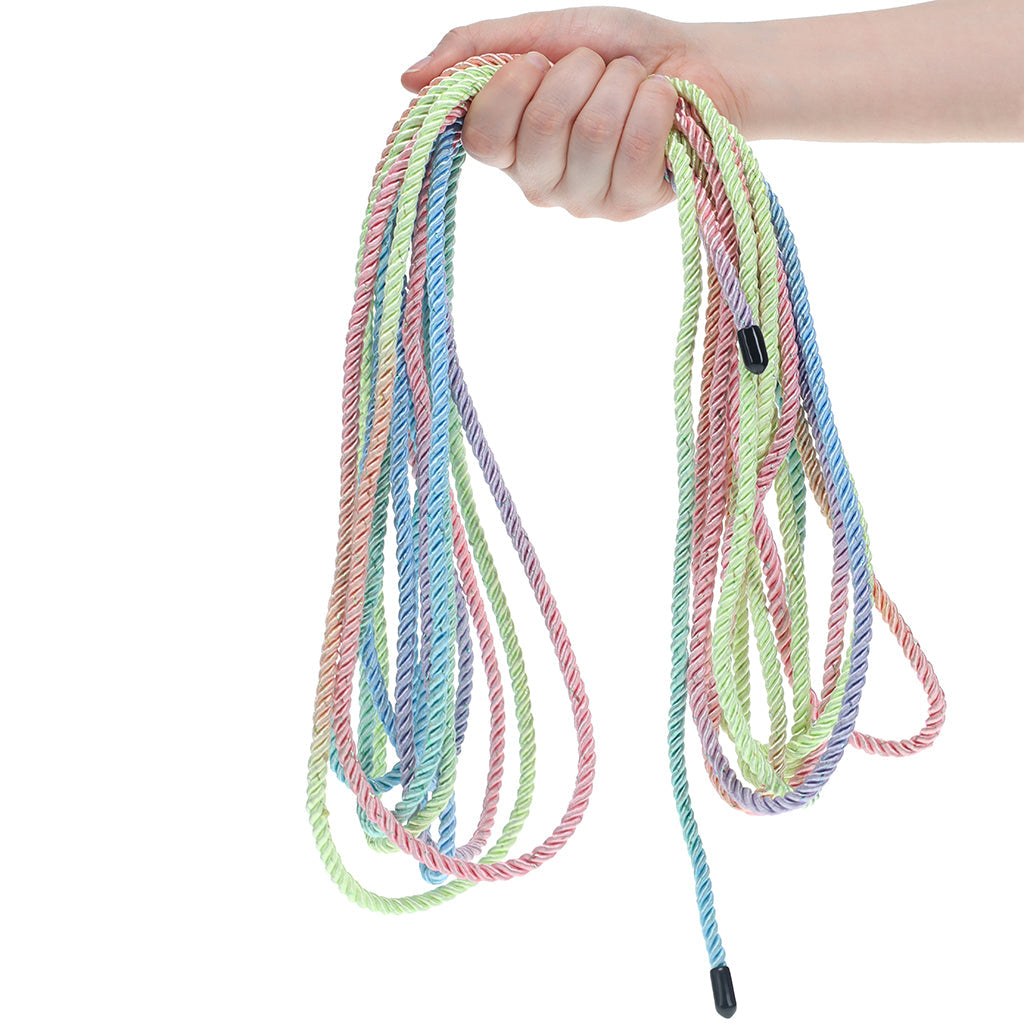 Ouch! 32.8'/10m Bondage Rope in Pastel Rainbow Bondage and Fetish > Restraints - Tophatter Daily Deals