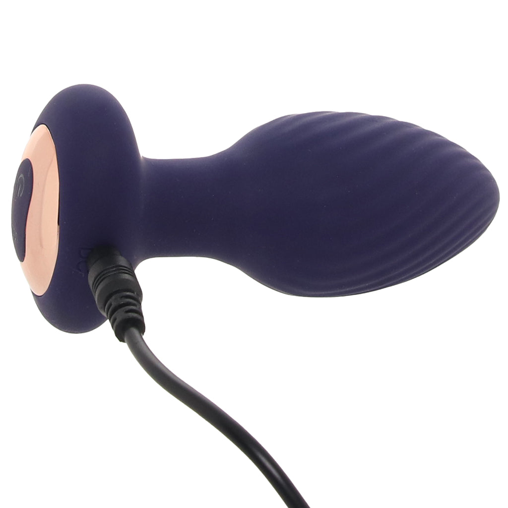 The Royale Rotating Vibrating Butt Plug Anal Sex Toys > Butt Plugs - Tophatter Daily Deals