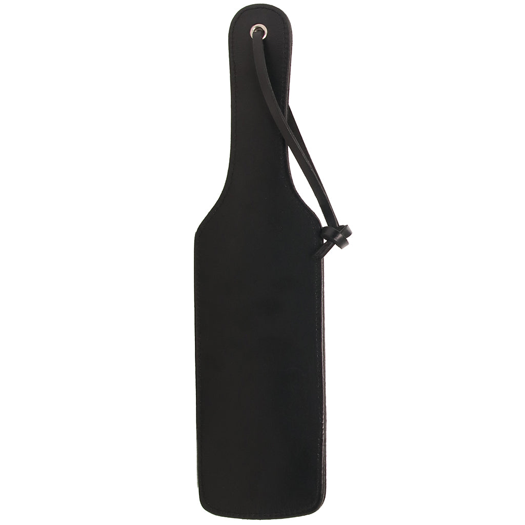 Black Leather Red Heart Paddle Bondage and Fetish > Whips and Crops - Tophatter Daily Deals