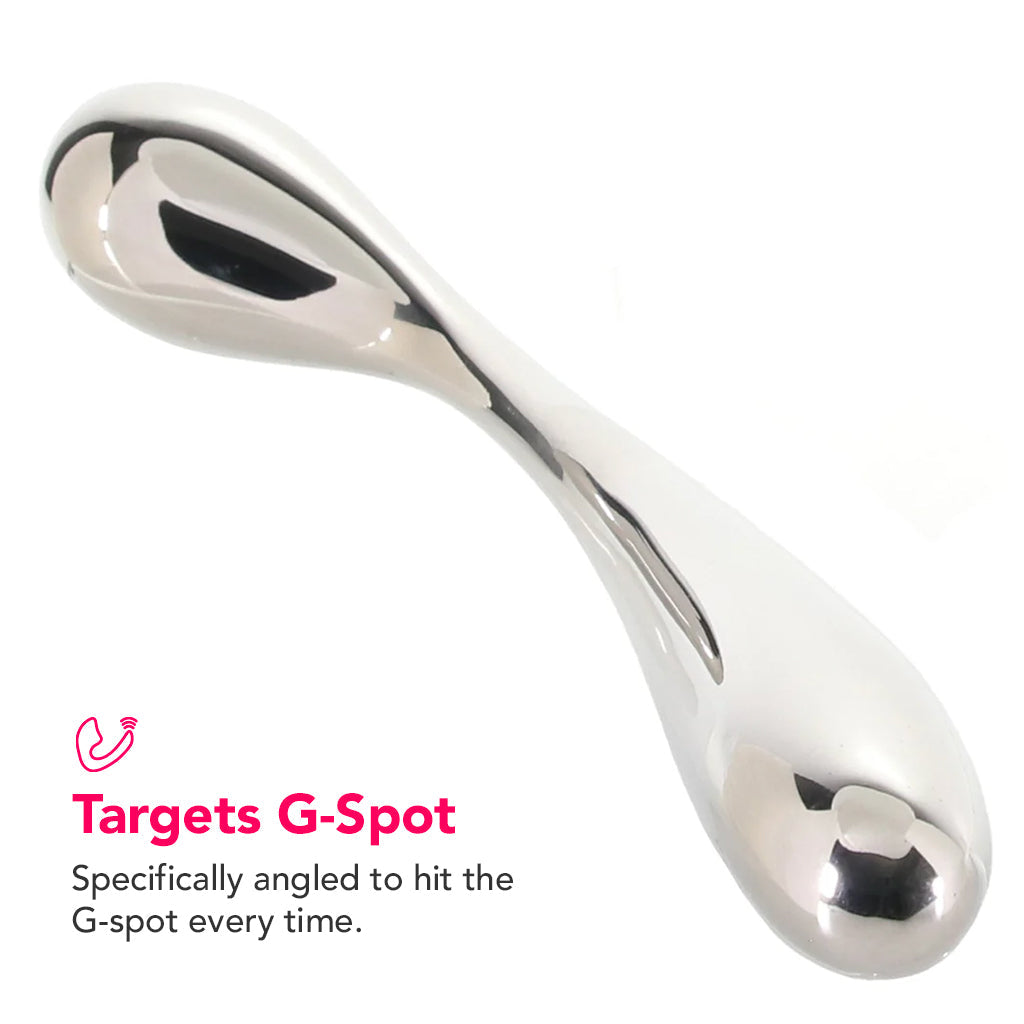 PinkCherry 8.5 Inch Stainless Steel Wand G-Spot Dildo - Tophatter's Adult Sex Toys Online Dildo Sex Toys > G-Spot Dildos - Tophatter Daily Deals