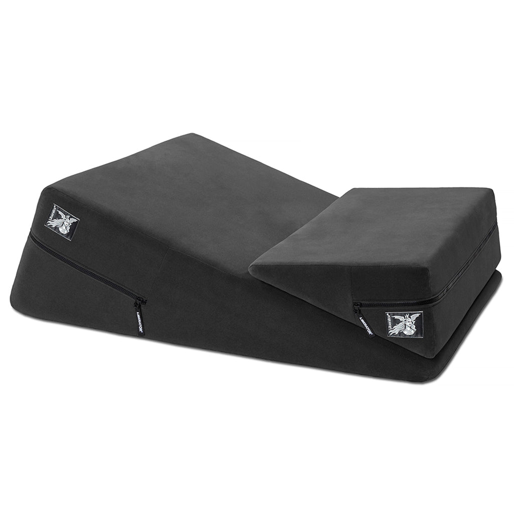 Wedge Ramp Combo in Velvet Black - Tophatter's Adult Sex Toys Online Sex Furniture > Sex Machine - Tophatter Daily Deals