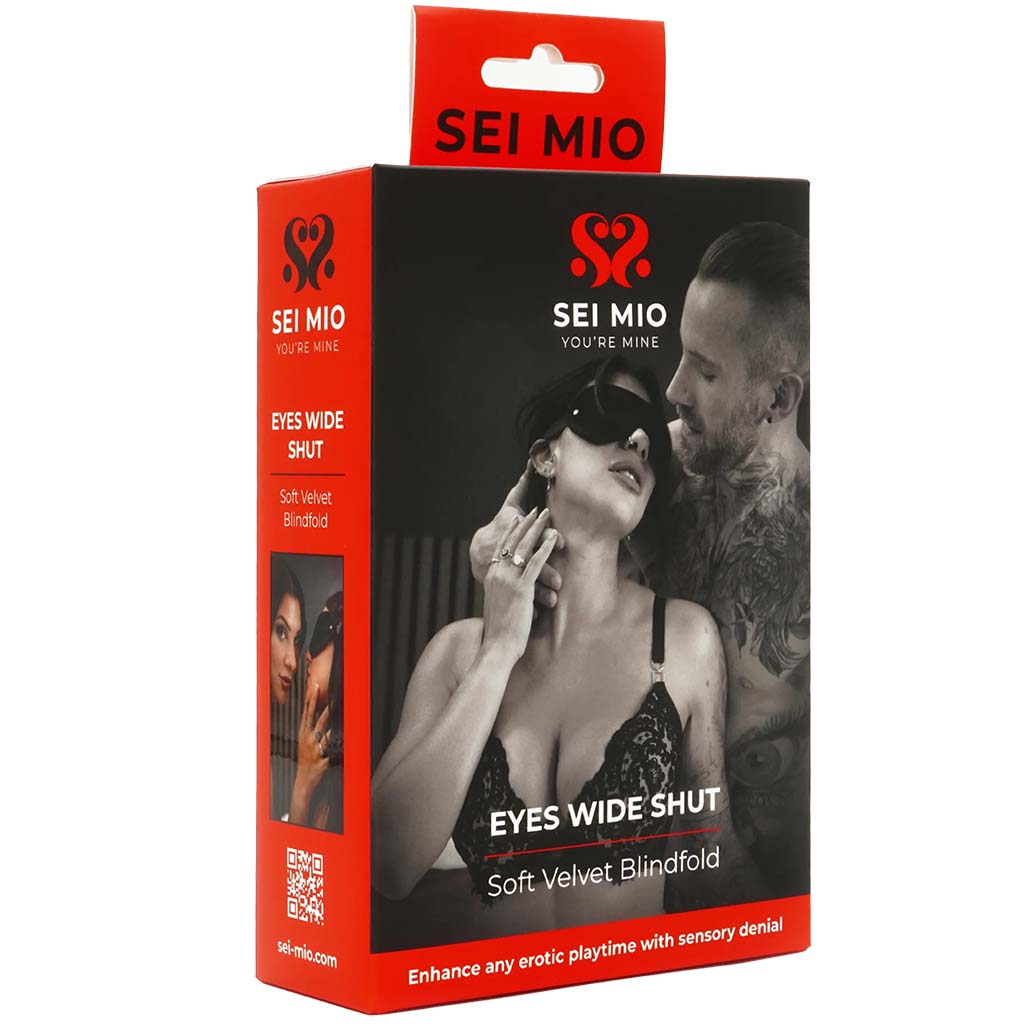 Sei Mio Eyes Wide Shut Velvet Blindfold Bondage and Fetish > Pleasure Masks and Dress Up Play - Tophatter Daily Deals