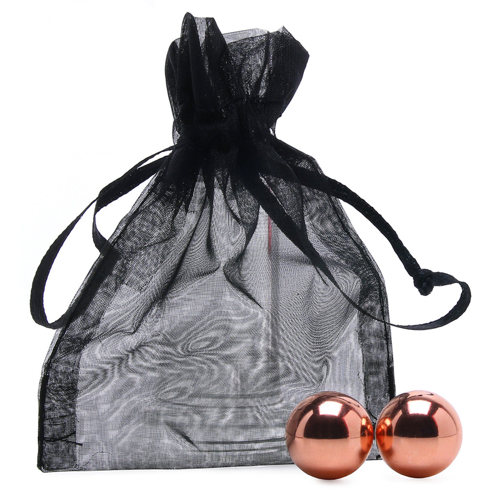 PinkCherry Weighted Kegel Balls in Rose Gold Kegel, Ben Wa and Pelvic Health Tools - Tophatter Daily Deals