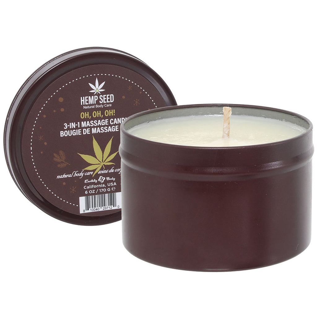 3-in-1 Massage Candle 6oz/170g in Oh, Oh, Oh! Sensual Love > Massage Candles - Tophatter Daily Deals