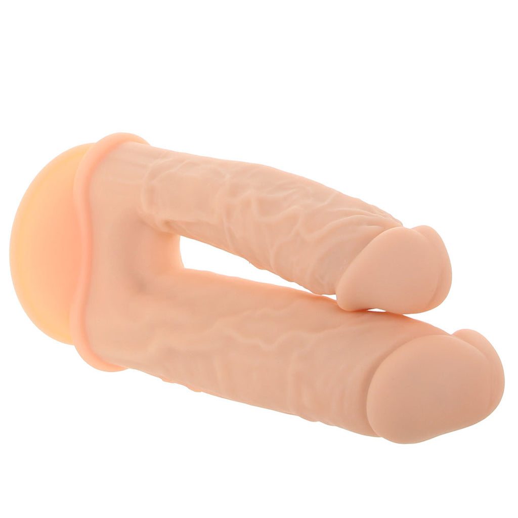SILEX-D Model 1 Double Penetrator Dildo Vibe in Vanilla - Tophatter's Adult Sex Toys Online Dildo Sex Toys > Double Ended Dildos - Tophatter Daily Deals